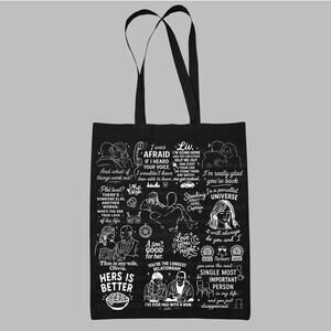 Law and Order SVU Elliot and Olivia Quotes Tote Bag